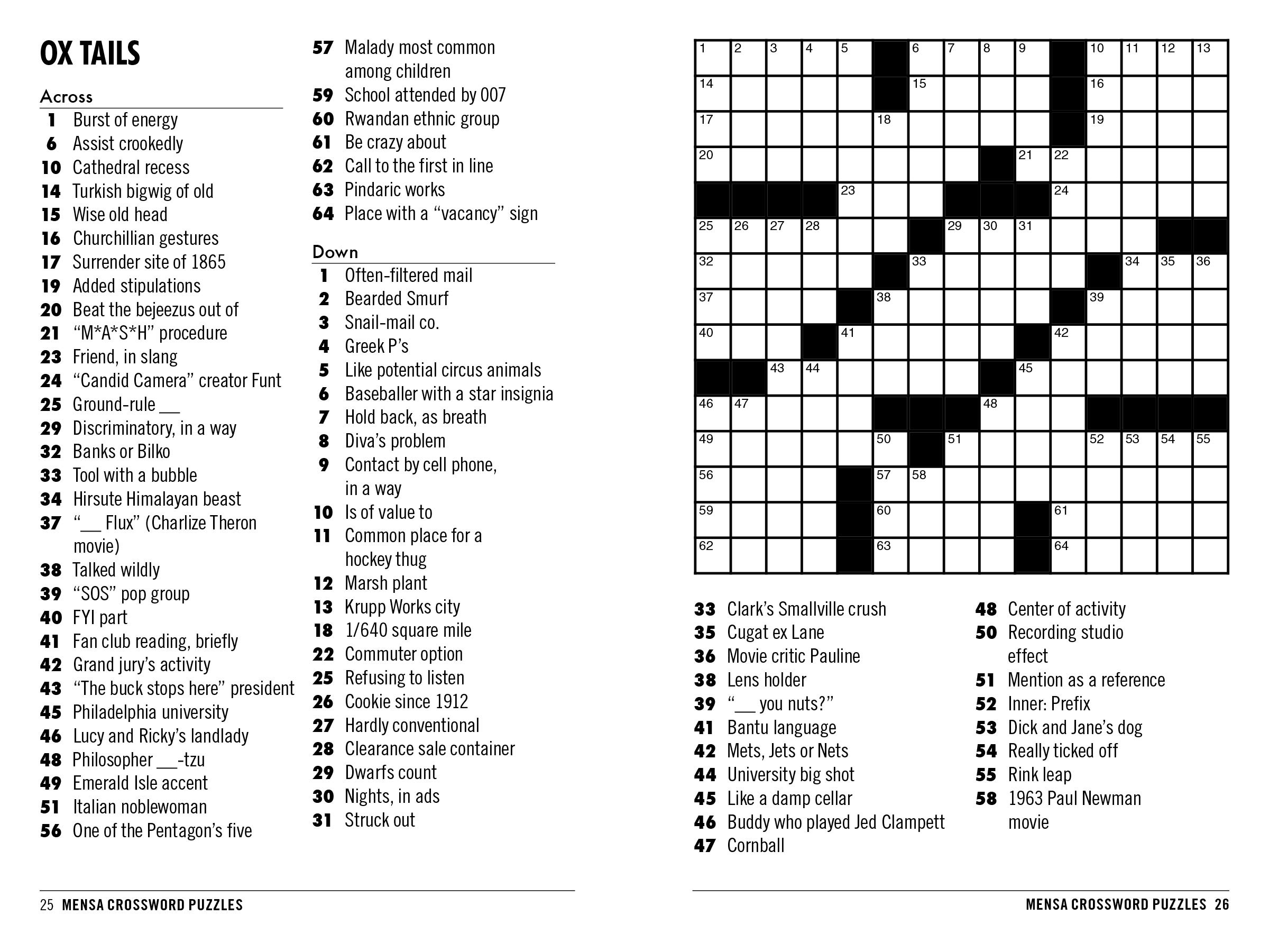 10 Minute Crossword Puzzles A2Z Science Learning Toy Store