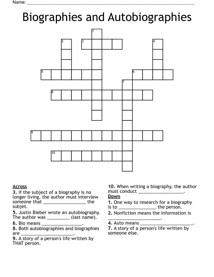 21 Crossword Puzzles For Middle Schoolers Online And Hands On Recommendations And Their Resources Teaching Expertise