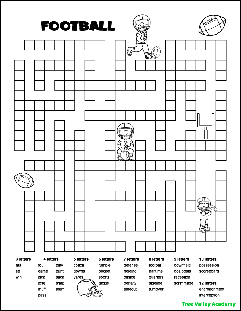 Free Printable Crossword Puzzle 3