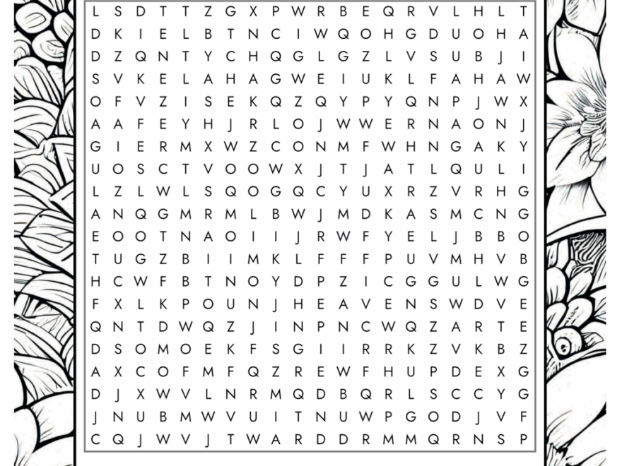 66 Bible Verse Word Search Puzzles Worksheets Library