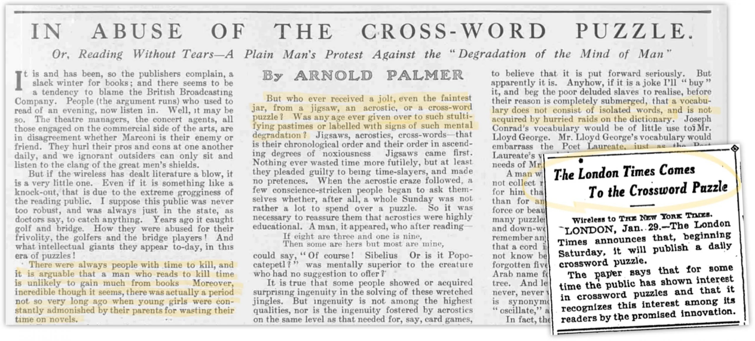 A Time Before Wordle Newspapers Used To Hate Word Puzzles Nieman Journalism Lab