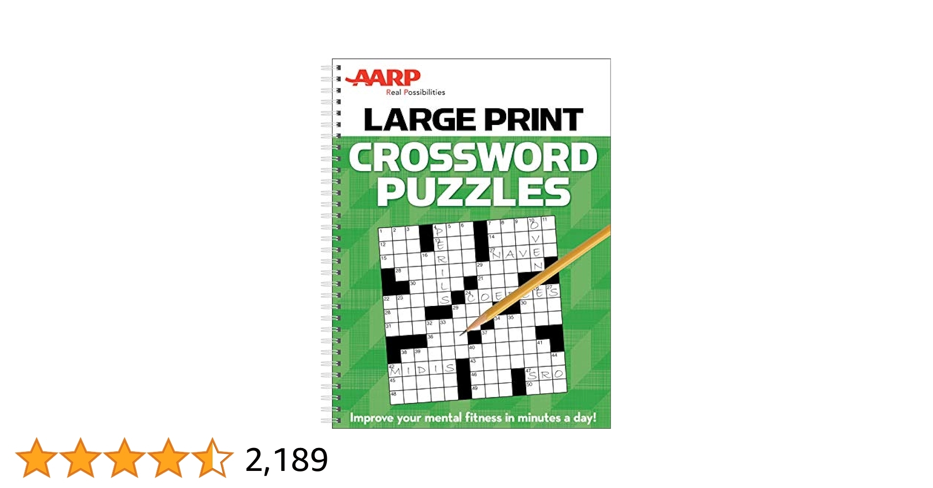 AARP Large Print Crossword Puzzles Publications International Ltd 9781450894364 Amazon Books AARP Large Print Crossword Puzzles Publications International Ltd 9781450894364 Amazon Books