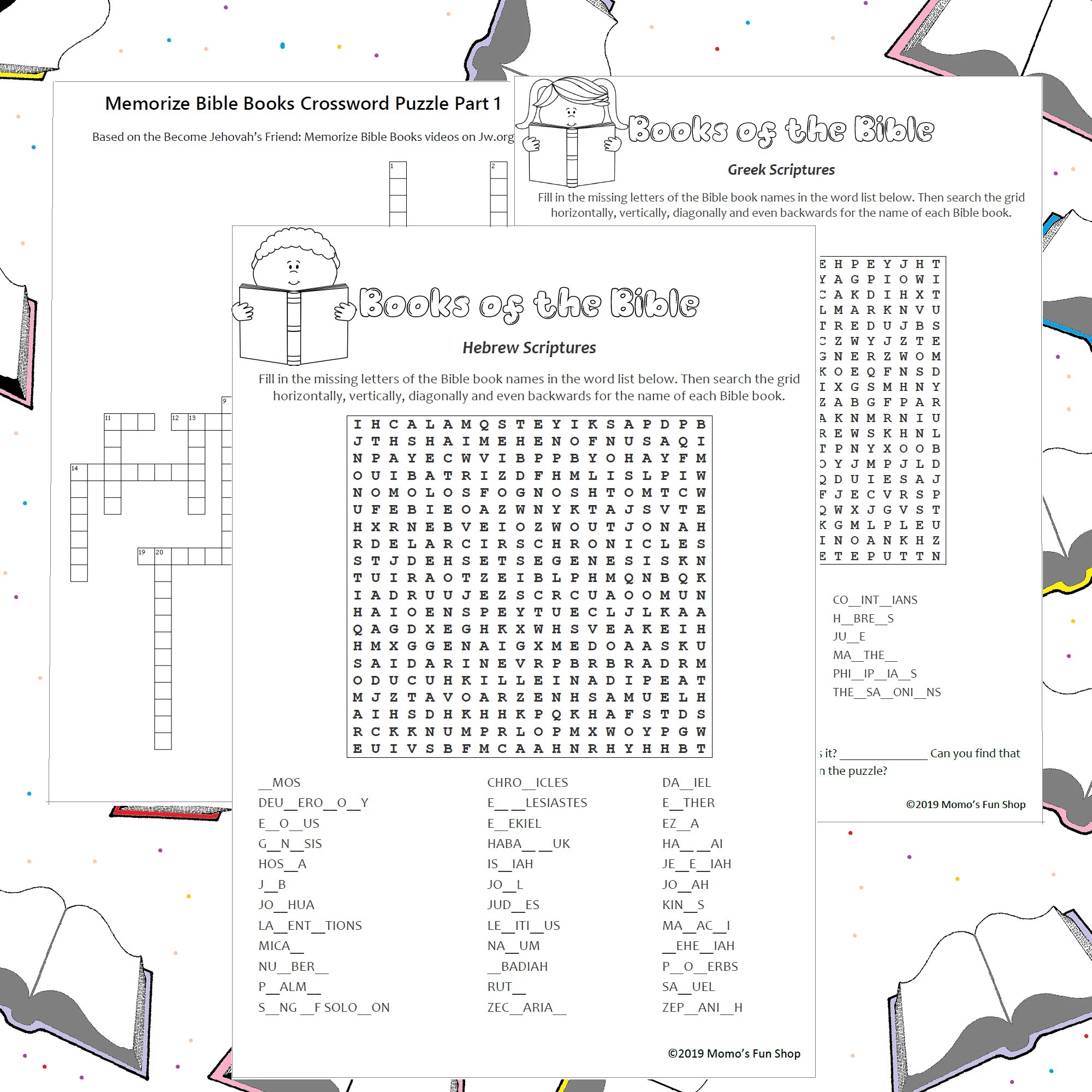 All The Books Of The Bible Puzzles JW Printables For Kids Family Worship JW Activity Sheet Instant Download PDF Etsy All The Books Of The Bible Puzzles JW Printables For Kids Family Worship JW Activity Sheet Instant Download PDF Etsy