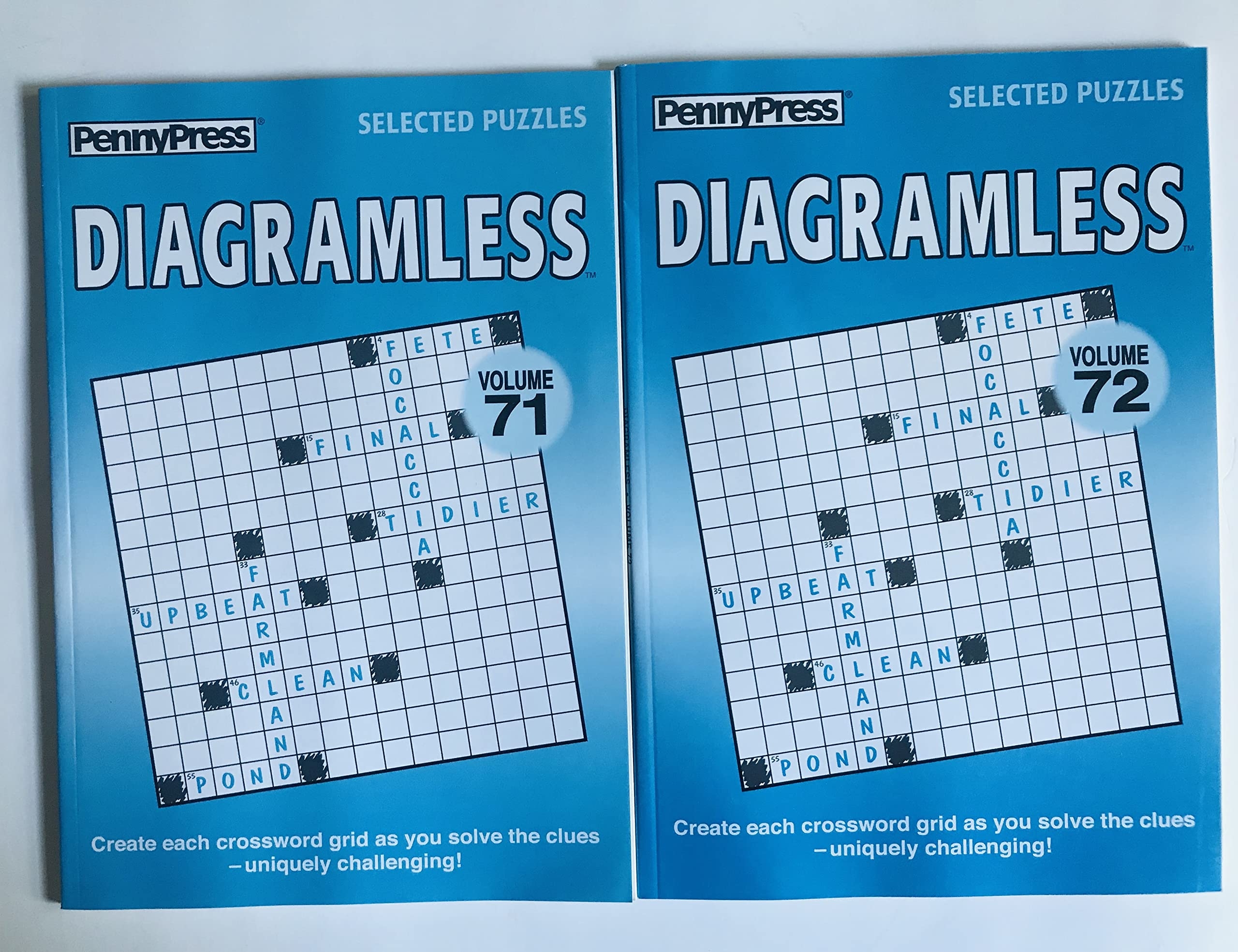 Amazon Volumes 71 And 72 Of Diagramless Crossword Puzzles From The Penny Press Selected Puzzle Series Toys Games Amazon Volumes 71 And 72 Of Diagramless Crossword Puzzles From The Penny Press Selected Puzzle Series Toys Games