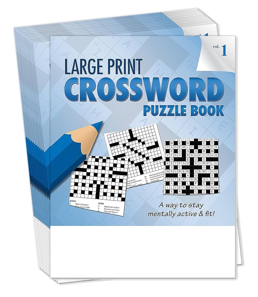 Amazon ZOCO Large Print Crossword Puzzle Books 25 Bulk Pack Games For Adults The Visually Impaired Seniors Gifts For Assisted Living Residents Vol 1 Toys Games Amazon ZOCO Large Print Crossword Puzzle Books 25 Bulk Pack Games For Adults The Visually Impaired Seniors Gifts For Assisted Living Residents Vol 1 Toys Games