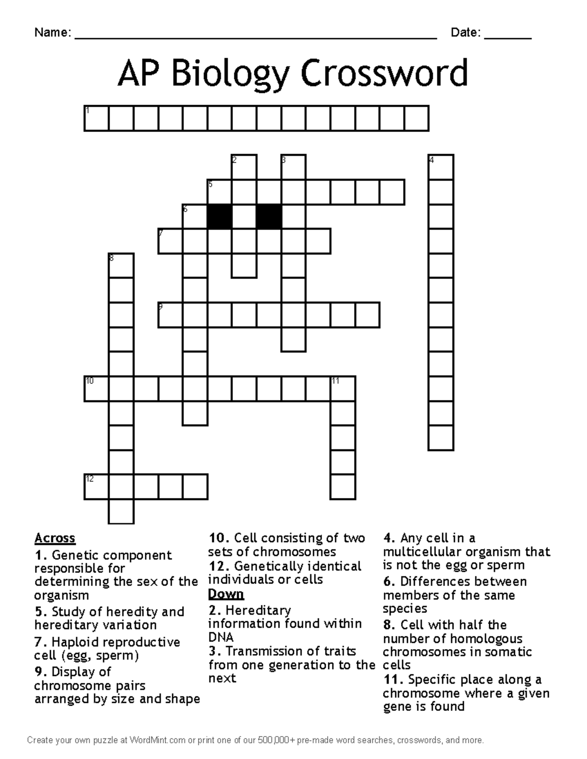 AP Biology Crossword Puzzle c6249 For Study Review Studocu AP Biology Crossword Puzzle c6249 For Study Review Studocu