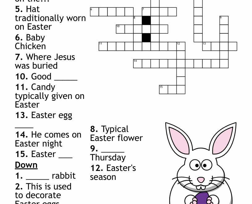 April Crossword WordMint