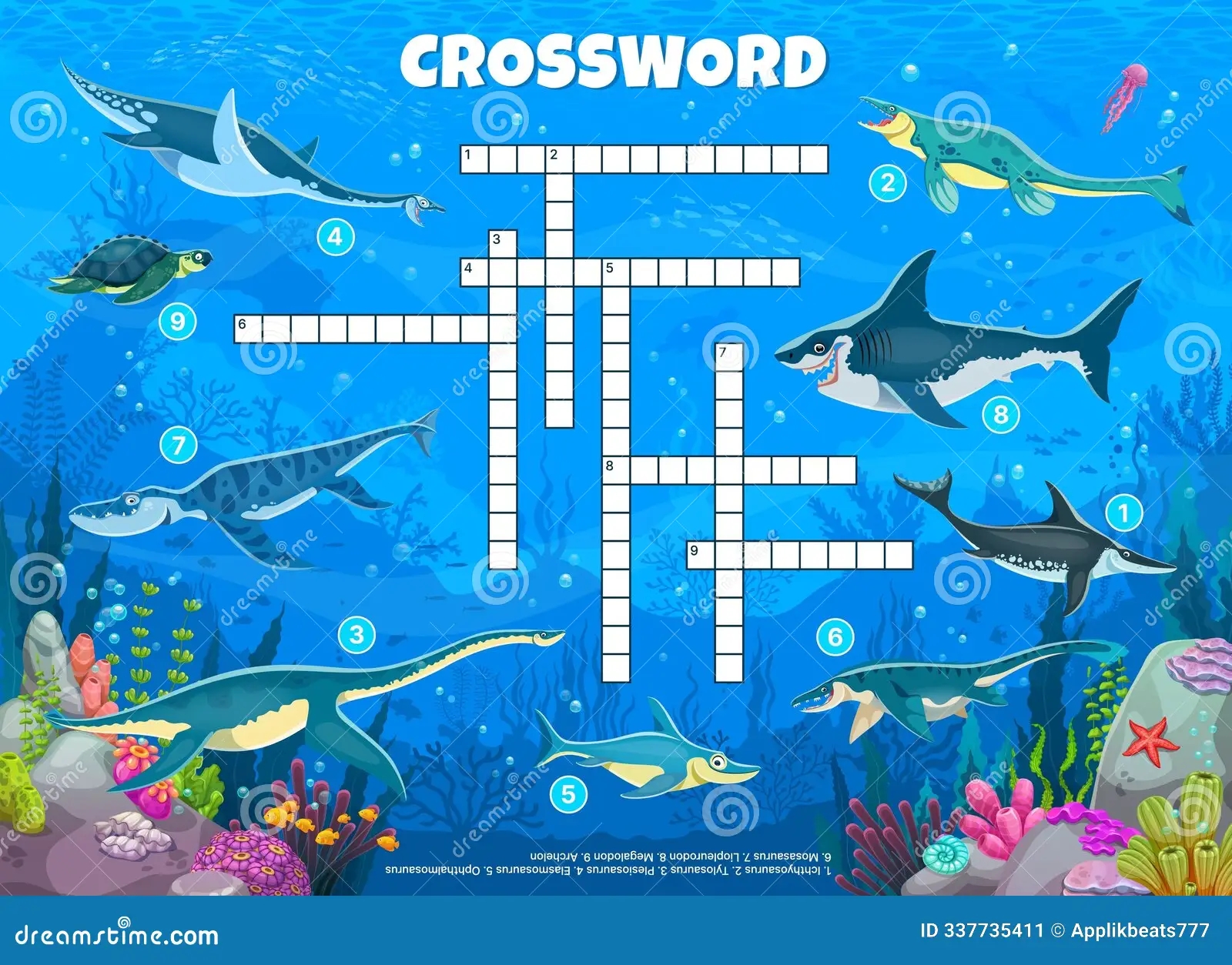 Aquatic Crossword Stock Illustrations 40 Aquatic Crossword Stock Illustrations Vectors Clipart Dreamstime