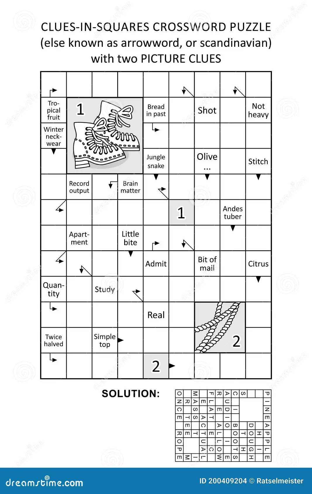 Free Printable Crossword Puzzles Without Clues
