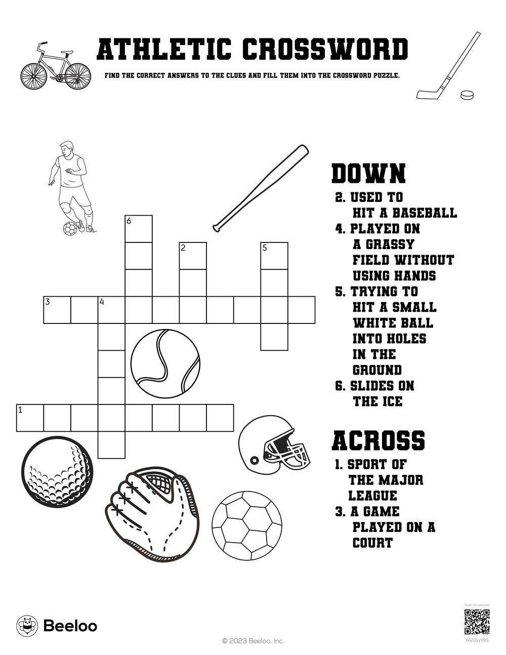 Baseball Crossword Puzzles Printable Baseball Crossword Puzzles Printable