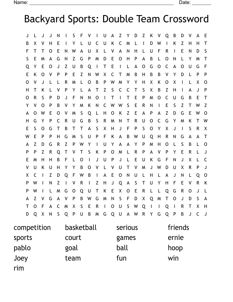 Double Crossword Puzzles Printable Double Crossword Puzzles Printable