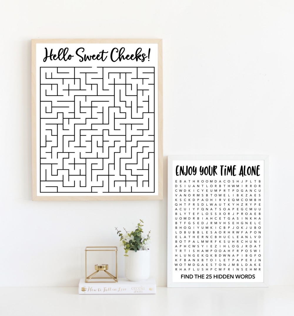 Bathroom Word Search And Maze Puzzles Free Printables Bathroom Word Search And Maze Puzzles Free Printables