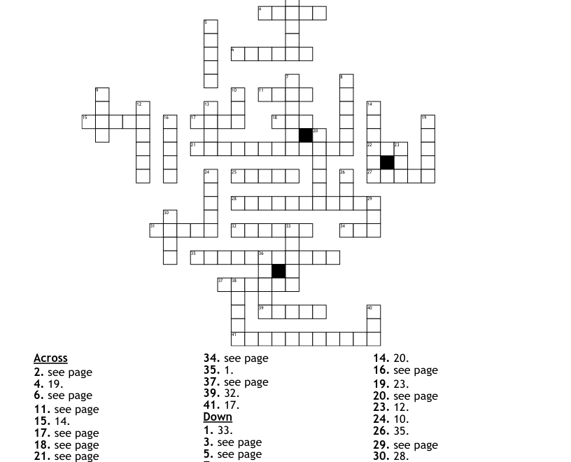 Bible Crossword Puzzle WordMint