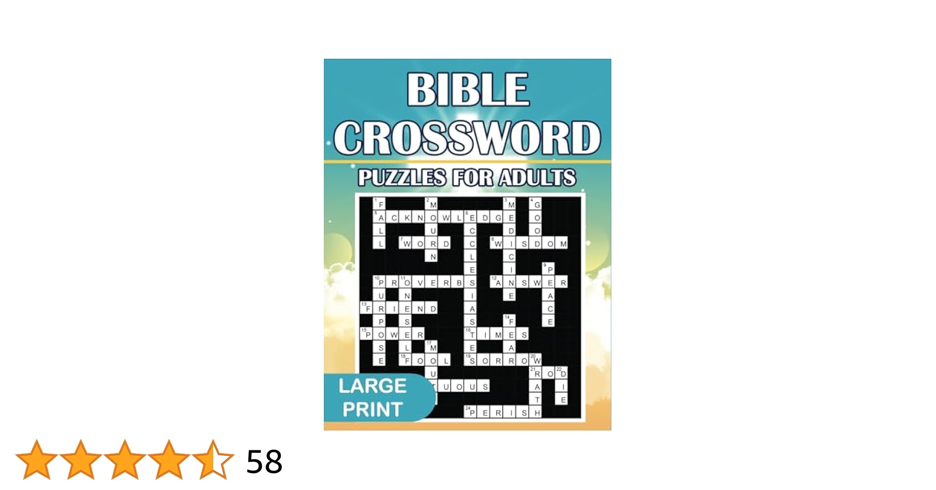Bible Crossword Puzzles For Adults Grady J R 9781647903978 Amazon Books
