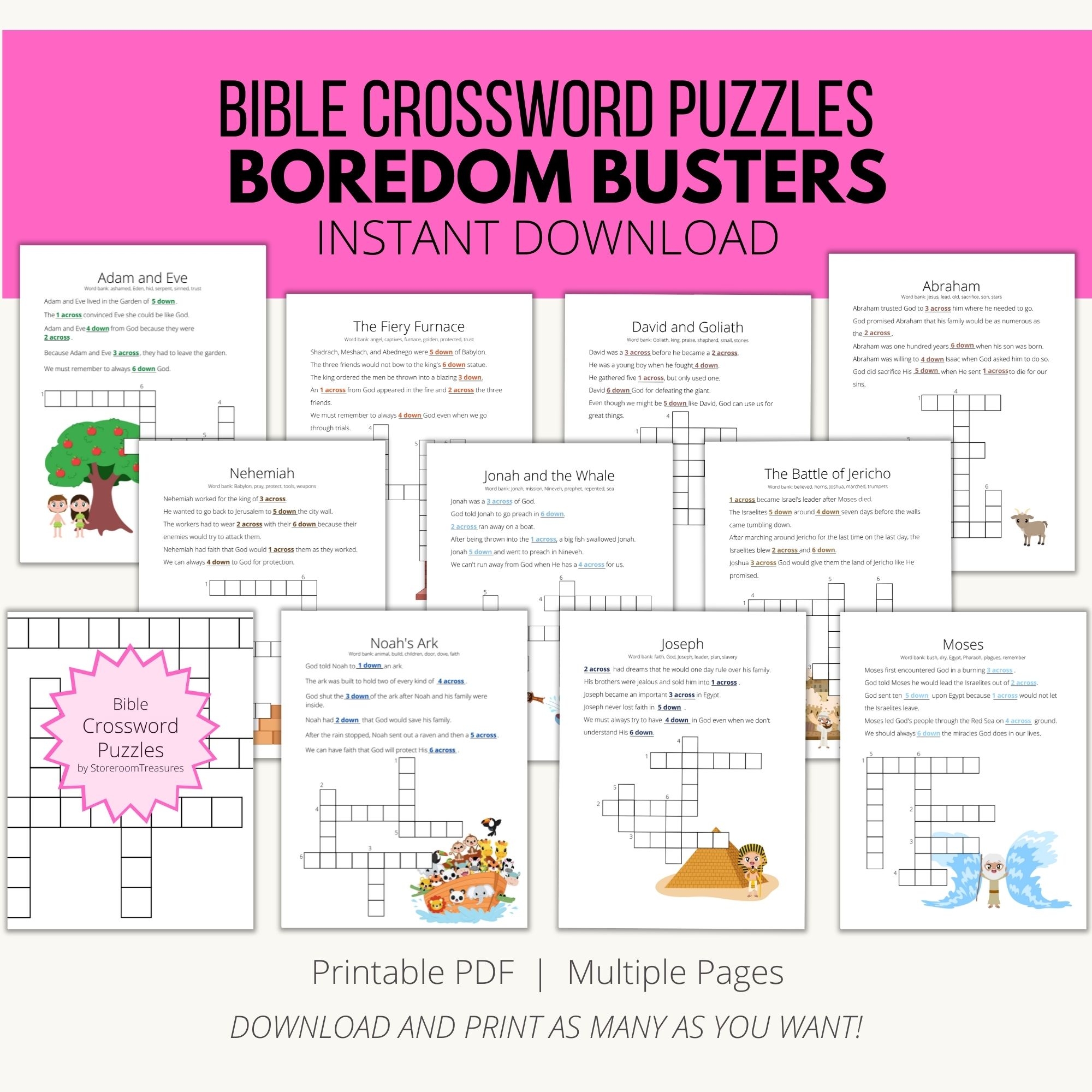 Bible Crossword Puzzles Sunday School Printables Classful Bible Crossword Puzzles Sunday School Printables Classful