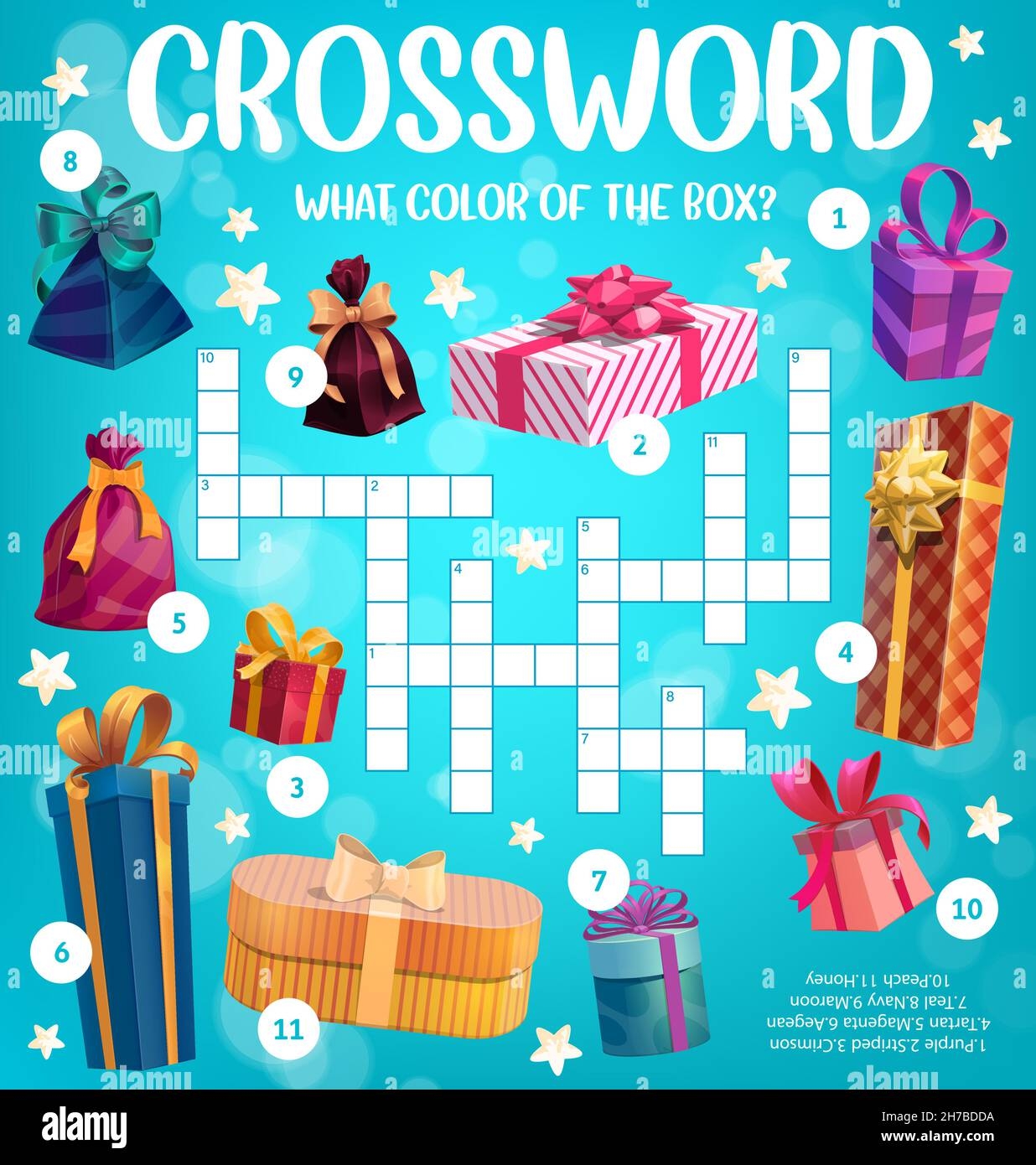 Birthday And Christmas Gifts Crossword Puzzle Worksheet Vector Find Quiz Game Grid Kids Crossword Riddle To Guess And Find Colors Of Xmas Holiday Or Stock Vector Image Art Alamy Birthday And Christmas Gifts Crossword Puzzle Worksheet Vector Find Quiz Game Grid Kids Crossword Riddle To Guess And Find Colors Of Xmas Holiday Or Stock Vector Image Art Alamy