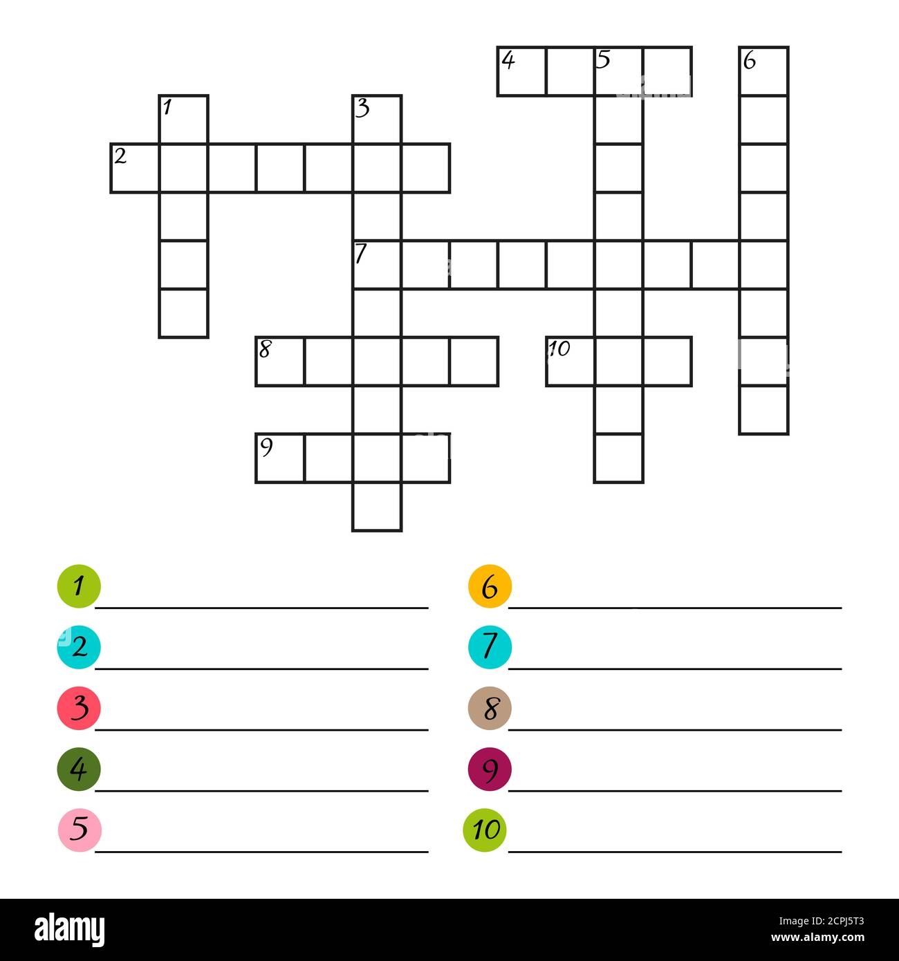Blank Crossword Stock Vector Images Page 2 Alamy Blank Crossword Stock Vector Images Page 2 Alamy