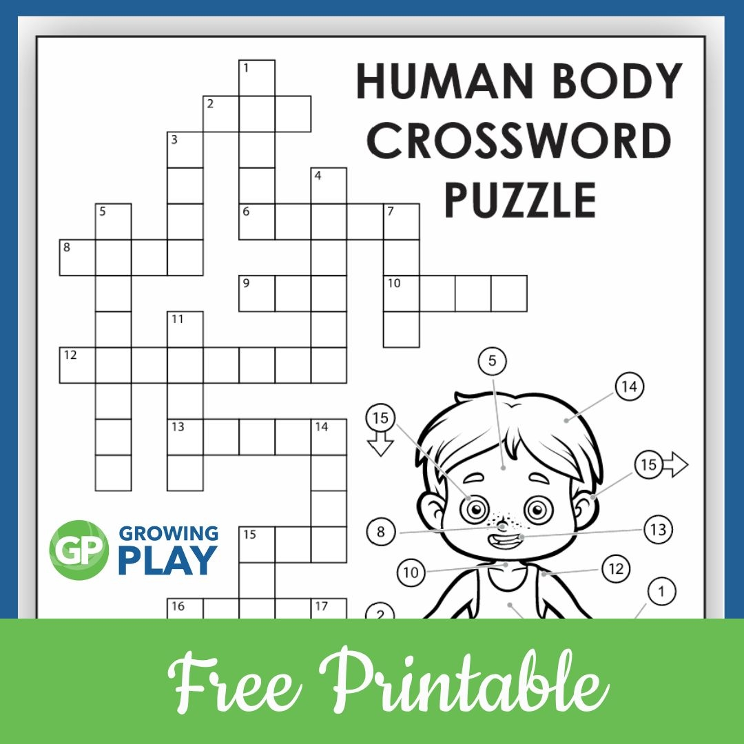 Body Crossword Puzzle Free PDF Growing Play Body Crossword Puzzle Free PDF Growing Play