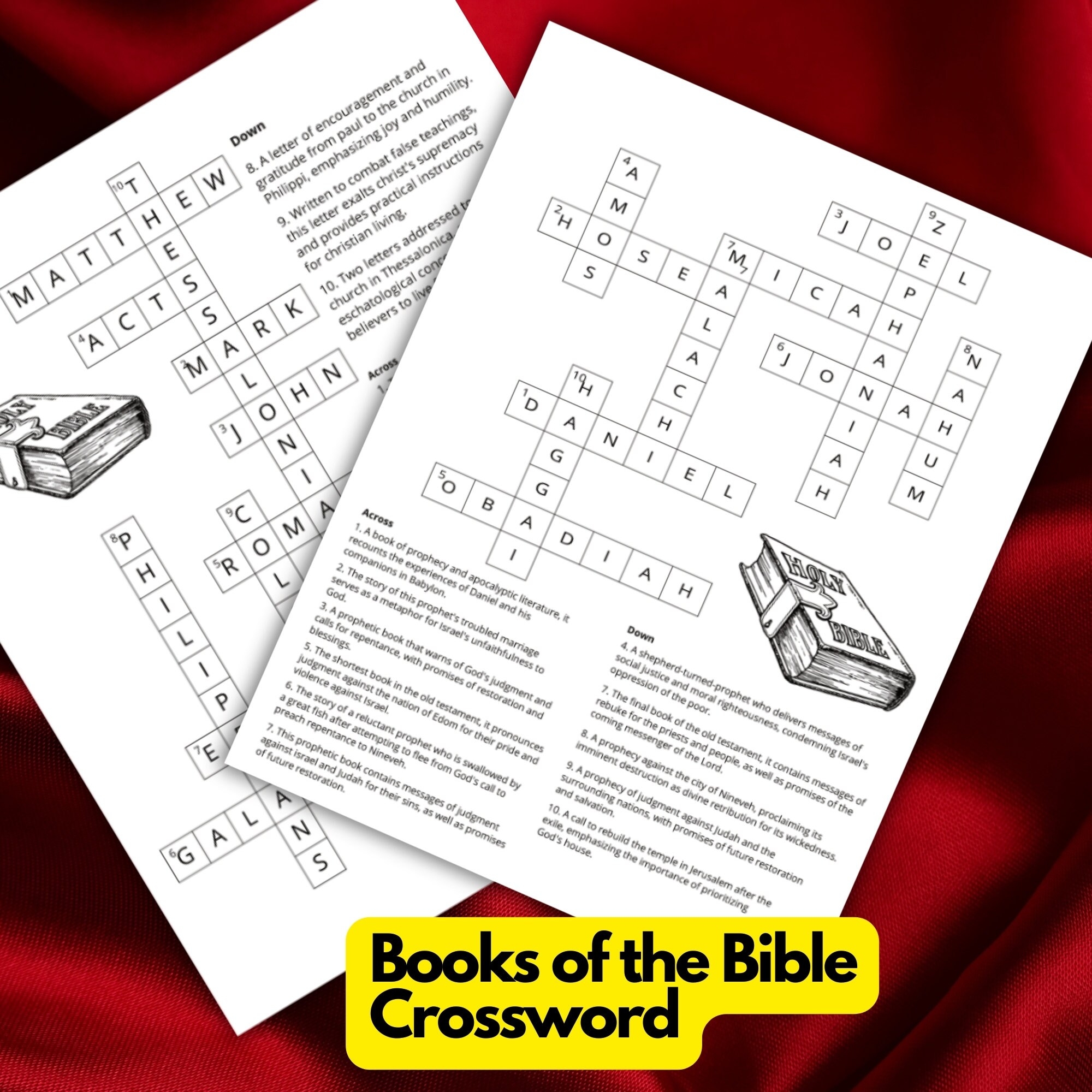 Books Of The Bible Crossword Game Bible Crossword Puzzle Printable Sunday School Crossword Puzzle Printable Etsy Books Of The Bible Crossword Game Bible Crossword Puzzle Printable Sunday School Crossword Puzzle Printable Etsy
