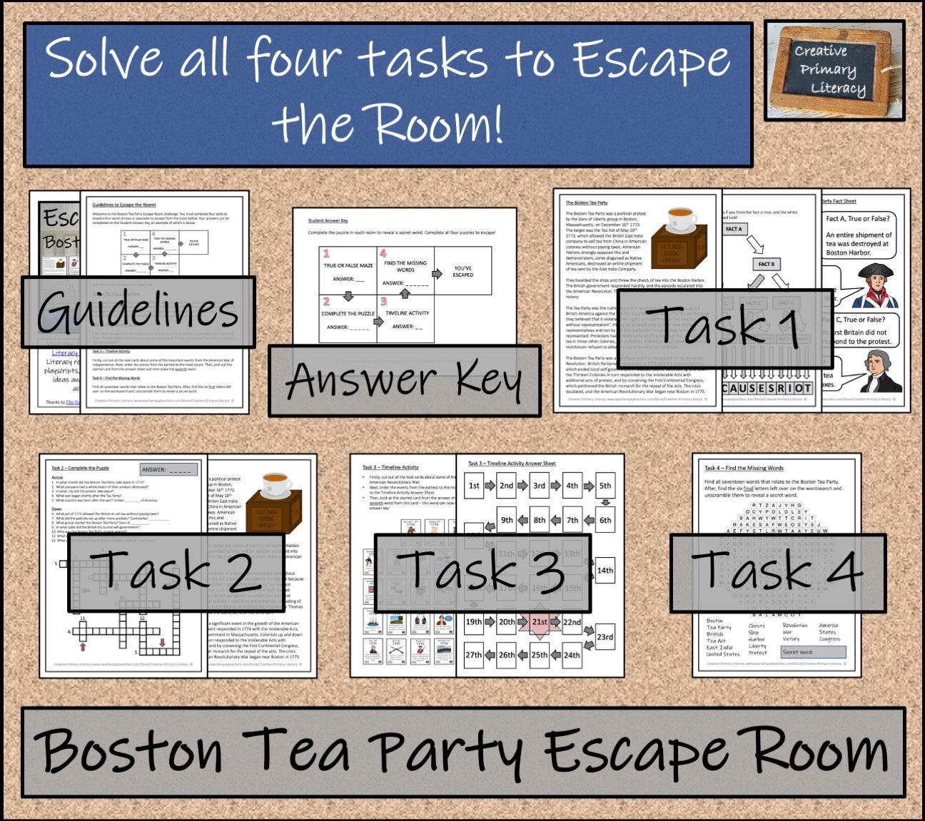 Boston Tea Party Crossword Puzzle Printable Boston Tea Party Crossword Puzzle Printable