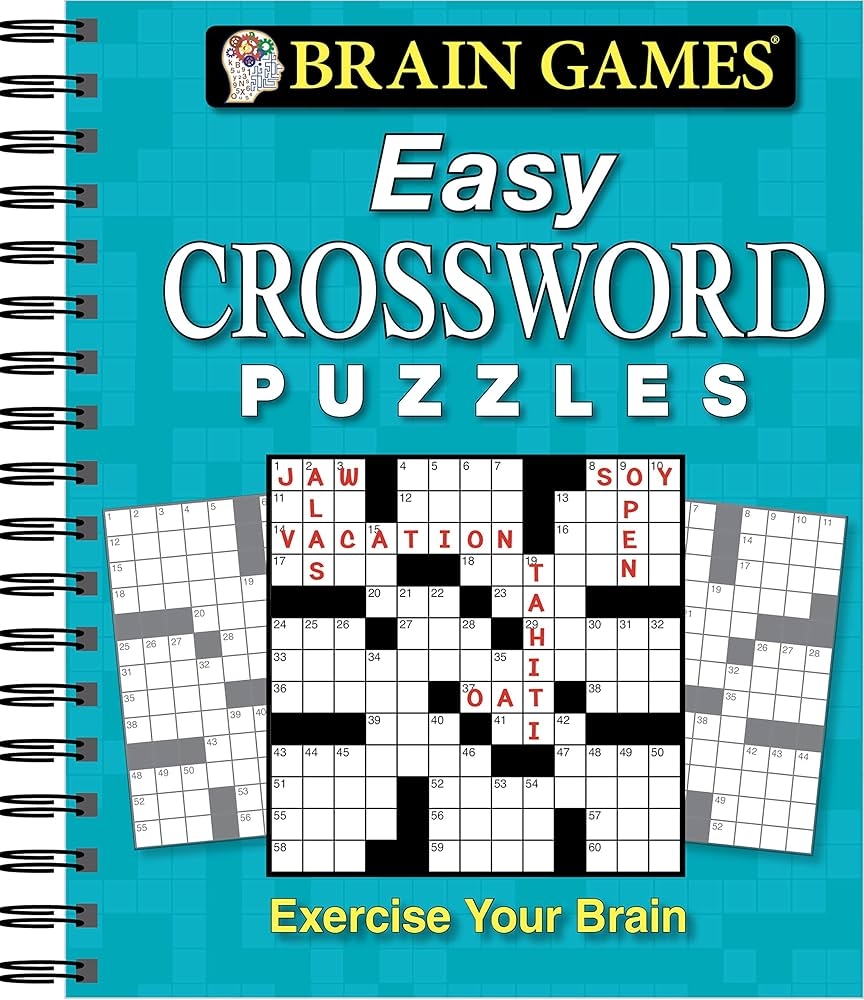 Brain Games Easy Crossword Puzzles 9781450852265 Publications International Ltd Brain Games Books Amazon Brain Games Easy Crossword Puzzles 9781450852265 Publications International Ltd Brain Games Books Amazon