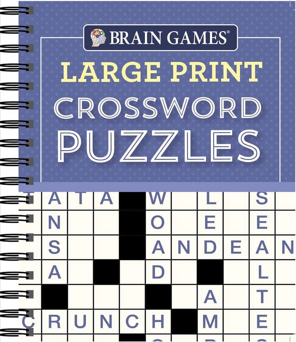Brain Games Large Print Brain Games Large Print Crossword Worksheets Library