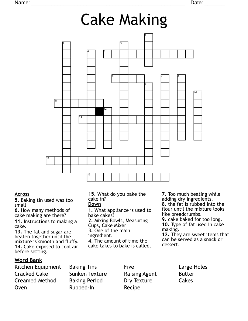 Creat Printable Crossword Puzzles Creat Printable Crossword Puzzles