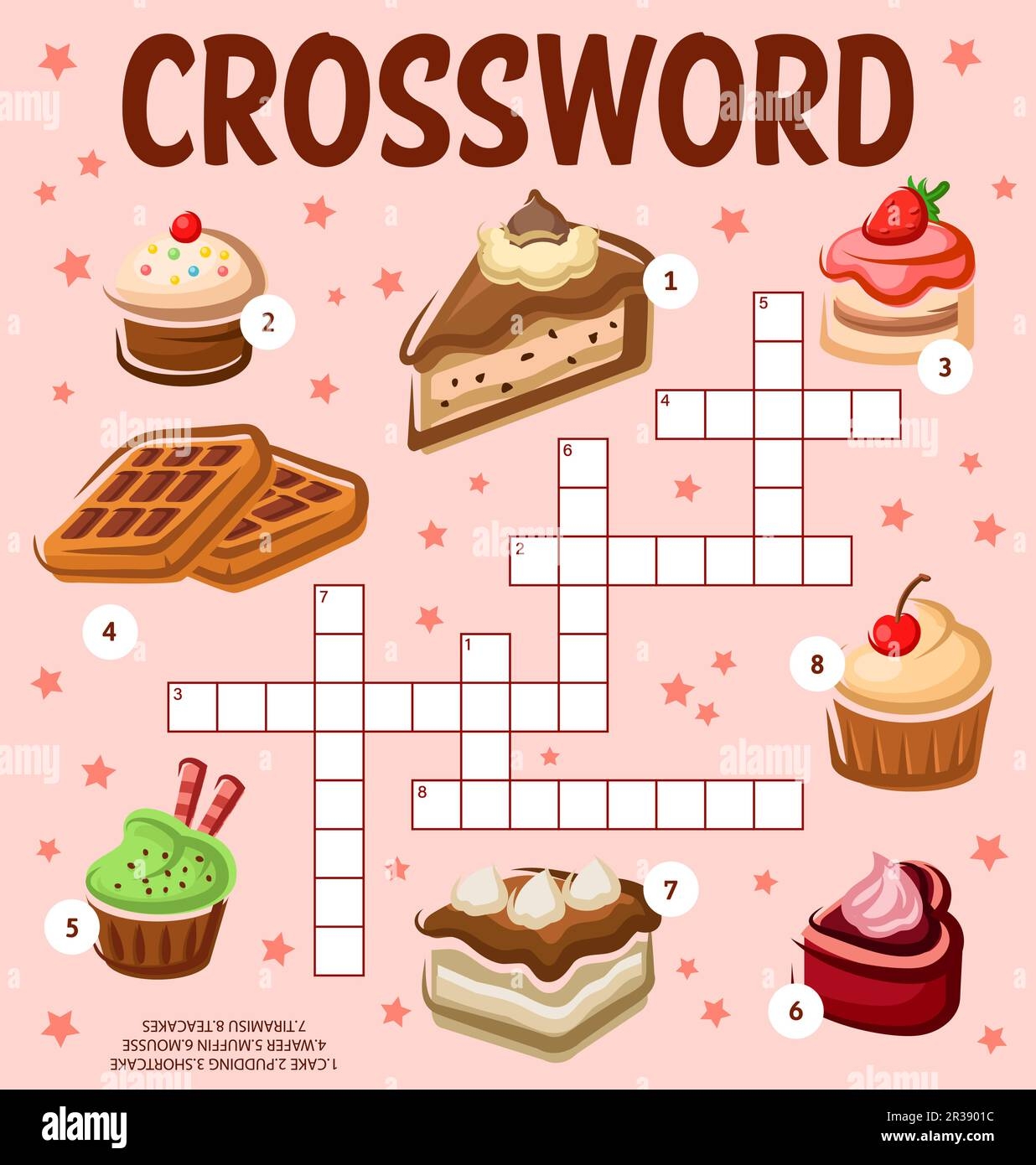 Cakes Cupcakes And Desserts Crossword Puzzle Worksheet Find A Word Quiz Game Grid Children Crossword Puzzle Wordsearch Vector Game Or Riddle With Cake Waffles Muffin And Berry Cheesecake Stock Vector Image  Cakes Cupcakes And Desserts Crossword Puzzle Worksheet Find A Word Quiz Game Grid Children Crossword Puzzle Wordsearch Vector Game Or Riddle With Cake Waffles Muffin And Berry Cheesecake Stock Vector Image