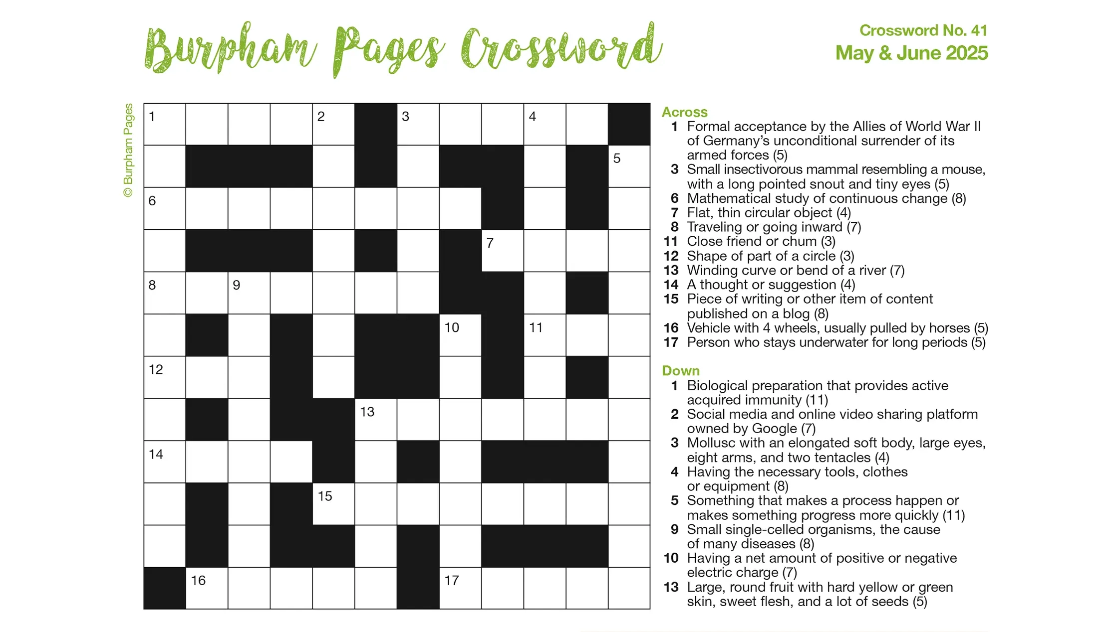 Free Printable Crosswords For September 2025
