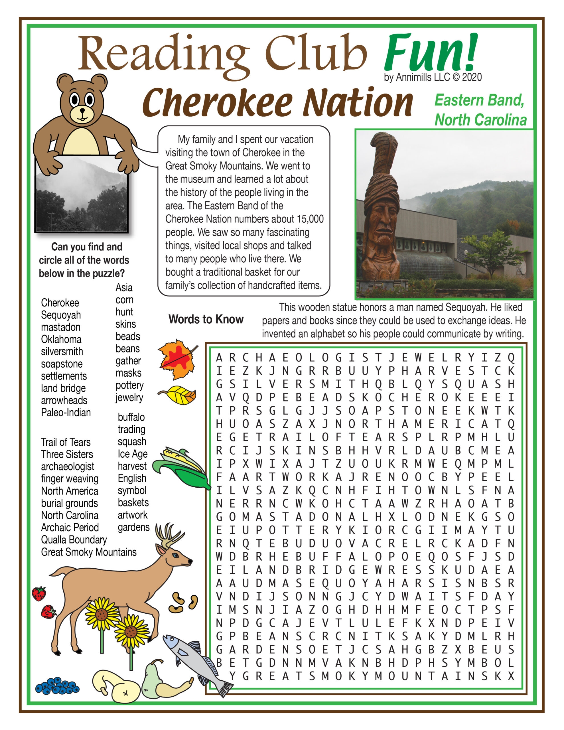 Crossword Puzzle Printable For Kids Native Americans Crossword Puzzle Printable For Kids Native Americans
