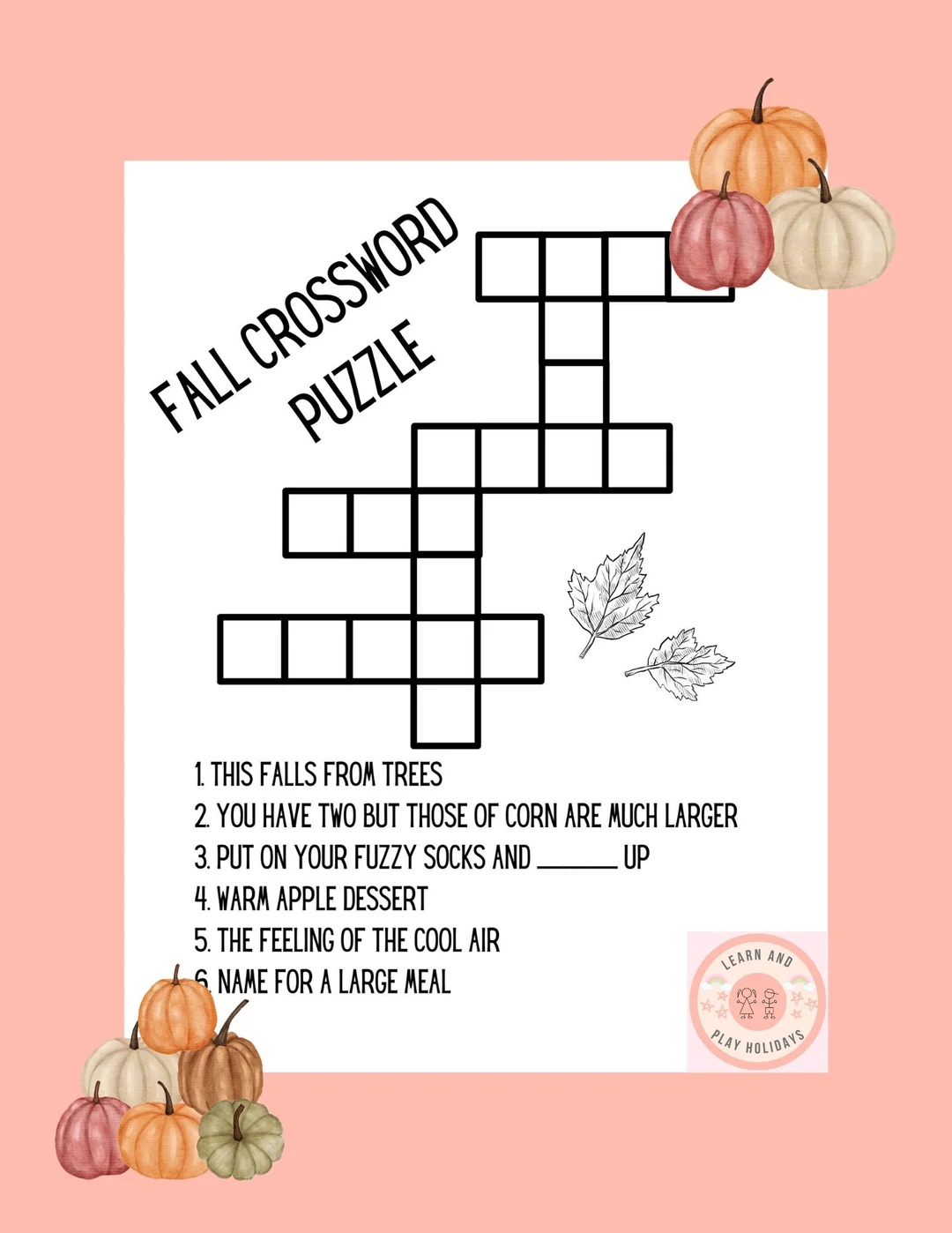 Easy Crossword Puzzles Printable For Kids Easy Crossword Puzzles Printable For Kids