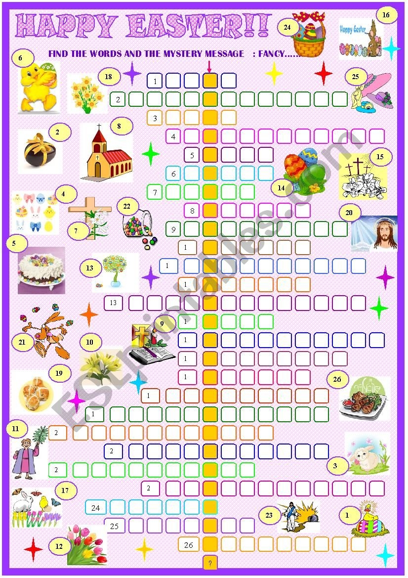 Childrens Easter Crossword Puzzle Teacher Made Resources Worksheets Library Childrens Easter Crossword Puzzle Teacher Made Resources Worksheets Library