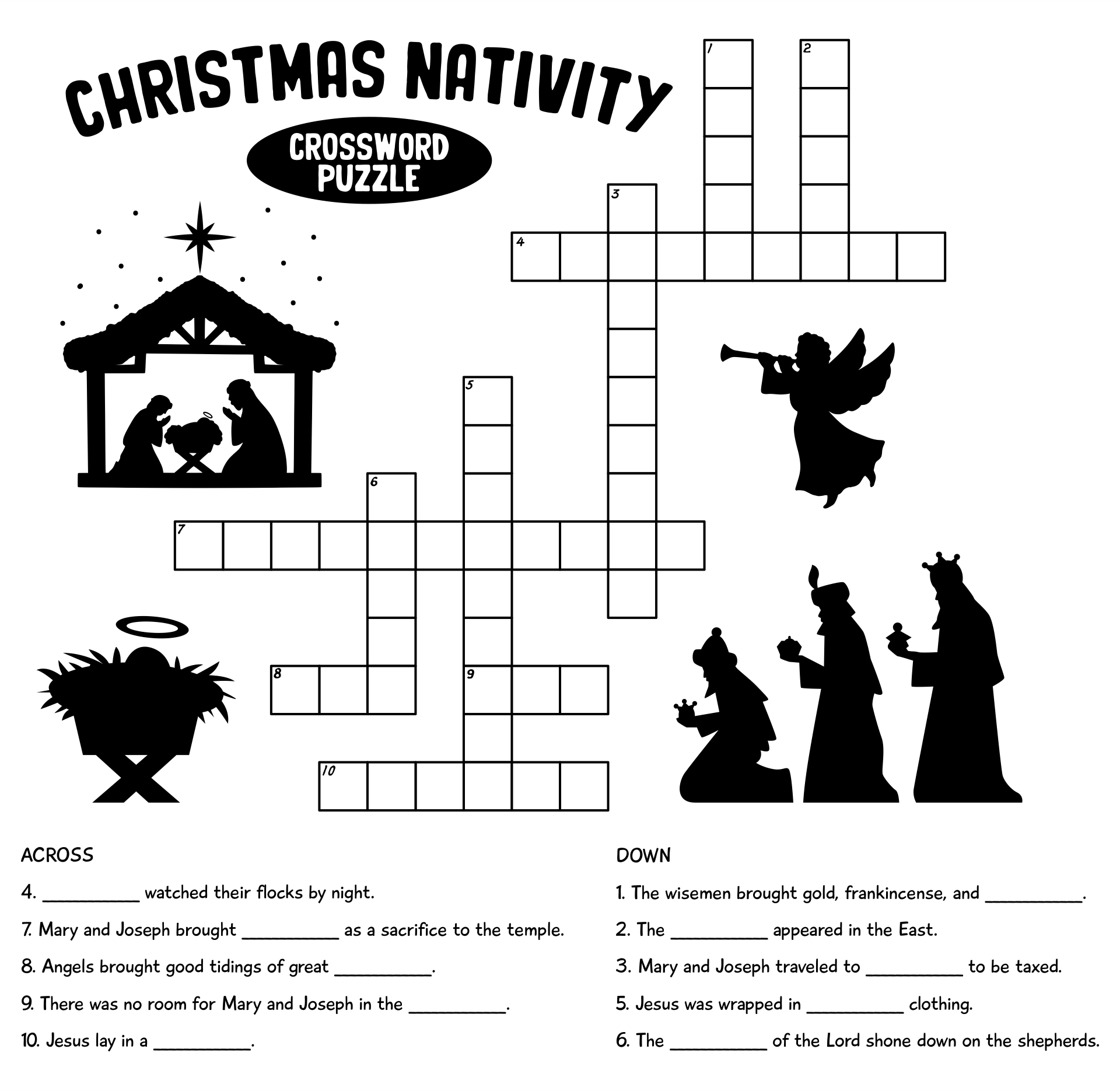 Christian Crossword Puzzles 10 Free PDF Printables Printablee Christian Crossword Puzzles 10 Free PDF Printables Printablee