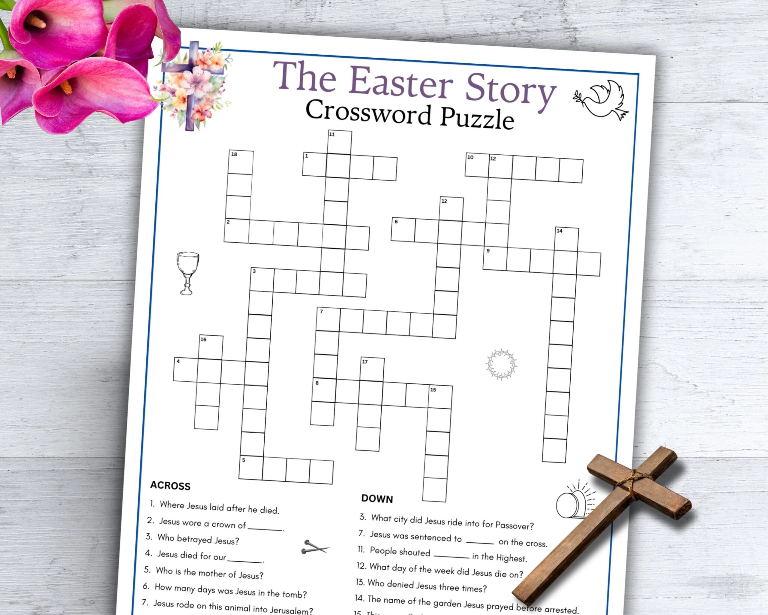 Christian Easter Crossword Puzzle Easter Games Printable Holy Week Bible Activity Word Game Easter Story Trivia Religious Quiz Kids Adults Etsy Christian Easter Crossword Puzzle Easter Games Printable Holy Week Bible Activity Word Game Easter Story Trivia Religious Quiz Kids Adults Etsy