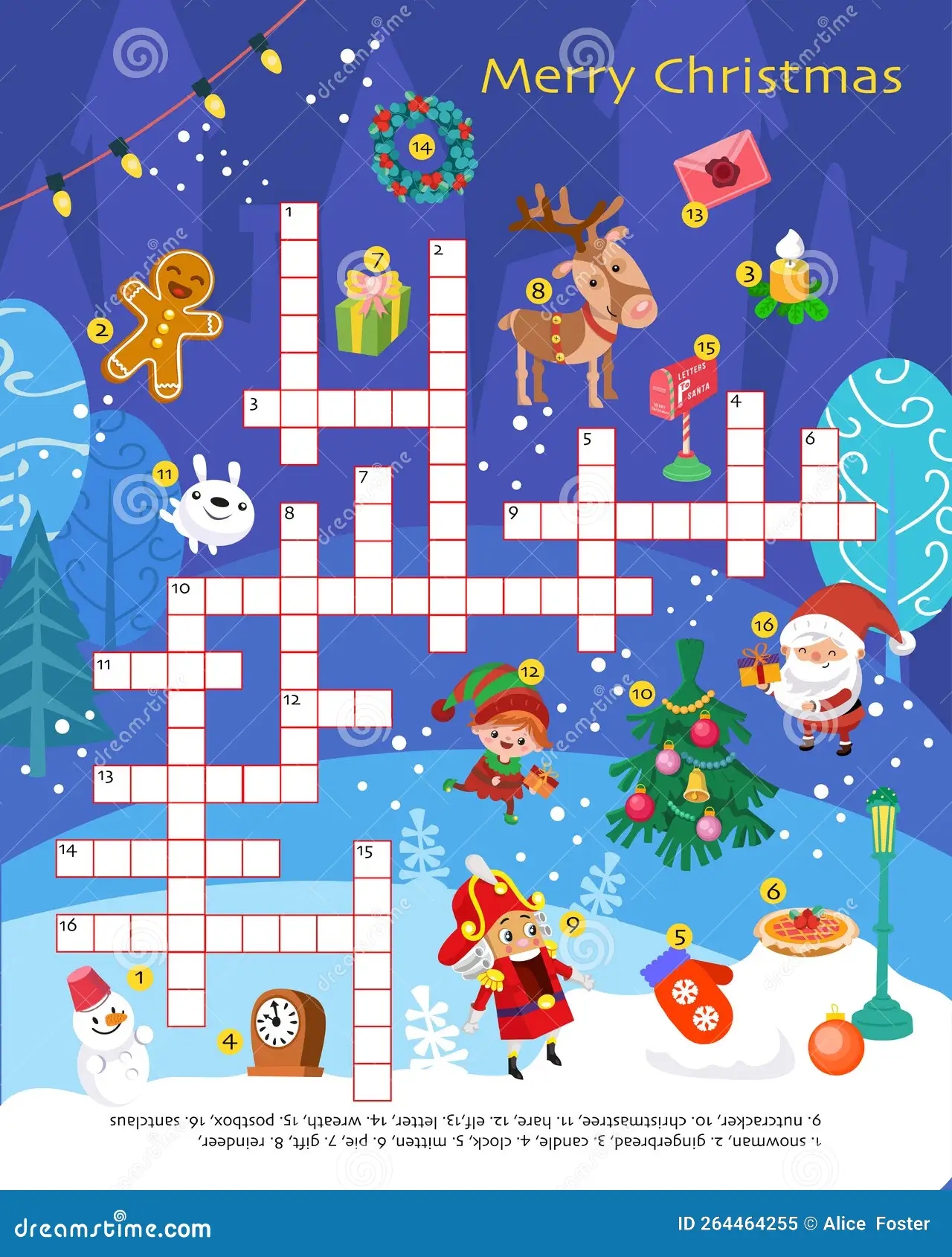 Christmas Crossword Puzzle Game For Children Set Of Winter Holiday Objects Printable Worksheet For Kids Stock Vector Illustration Of Cute Holiday 264464255 Christmas Crossword Puzzle Game For Children Set Of Winter Holiday Objects Printable Worksheet For Kids Stock Vector Illustration Of Cute Holiday 264464255