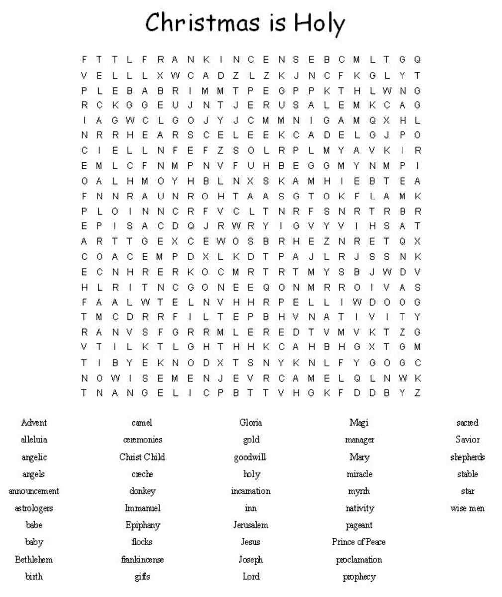 Crossword Puzzle Christmas Printable Crossword Puzzle Christmas Printable