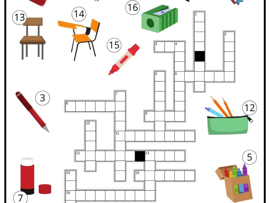 Classroom Crossword Ezpzlearn
