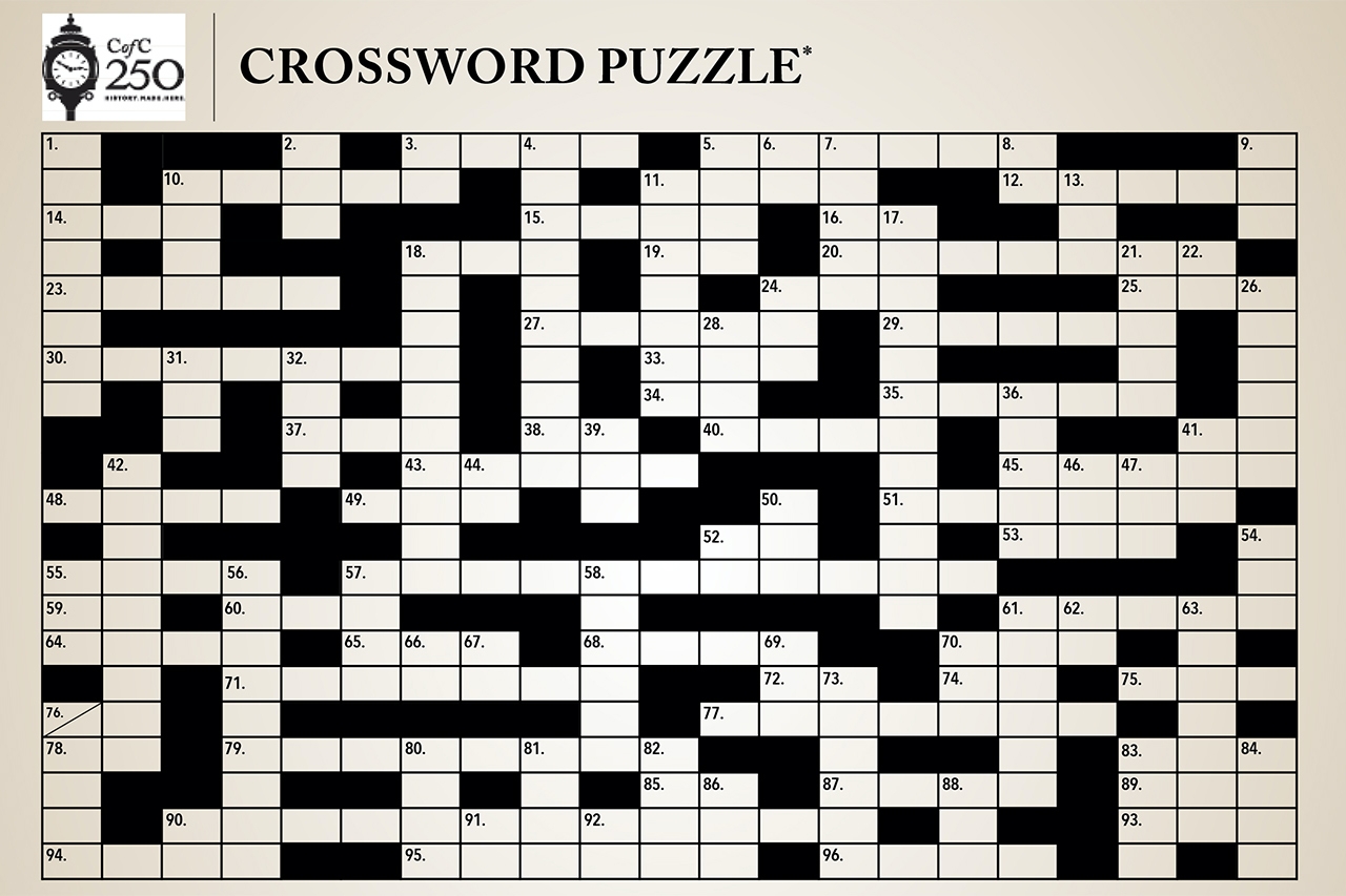 CofC 250th Anniversary Crossword Puzzle