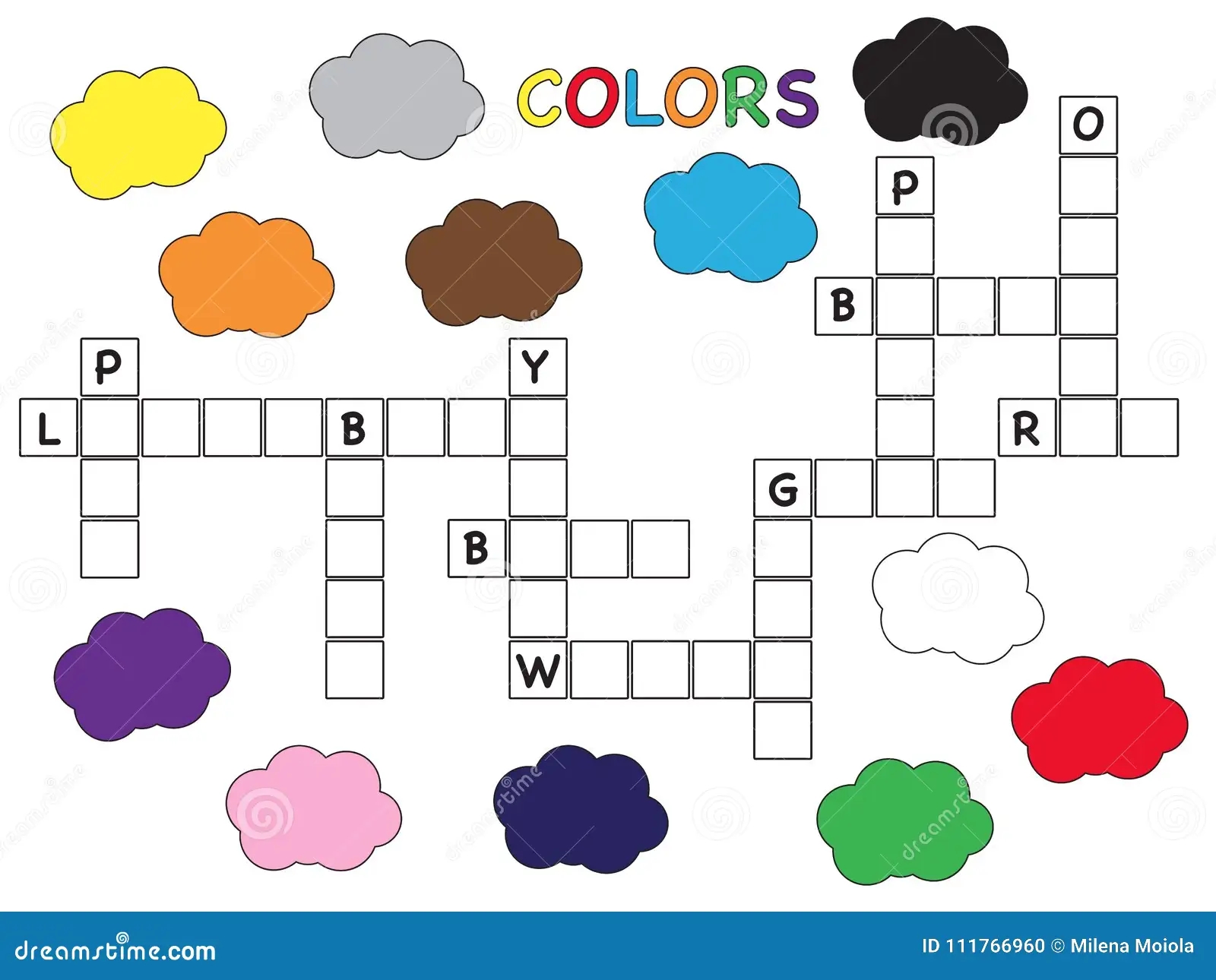 Color Wheel Crossword Printable Color Wheel Crossword Printable
