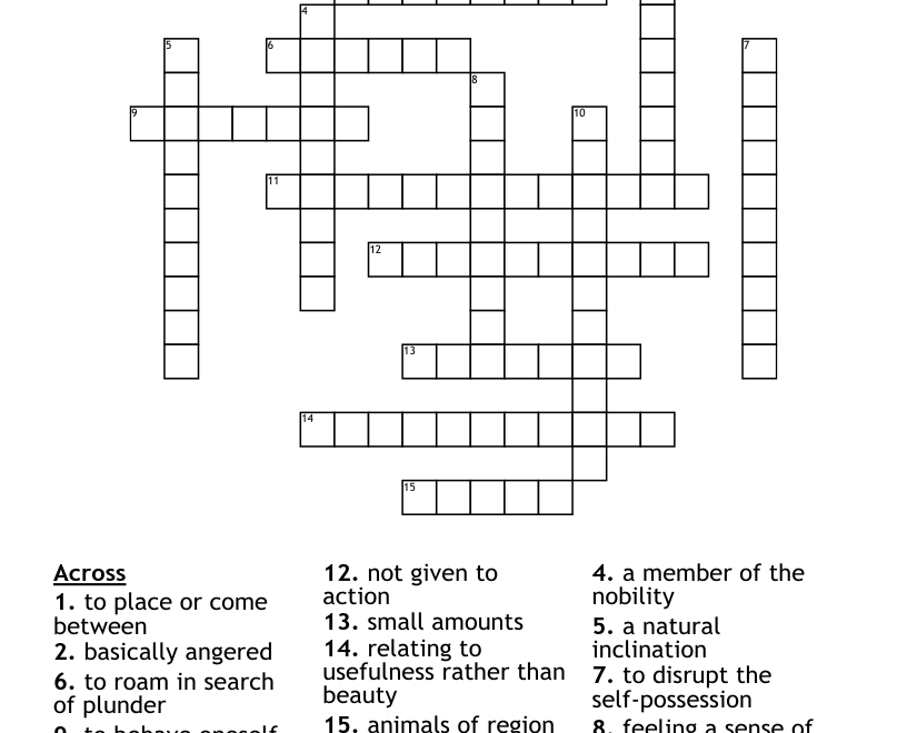 CRISS CROSS PUZZLE Crossword WordMint