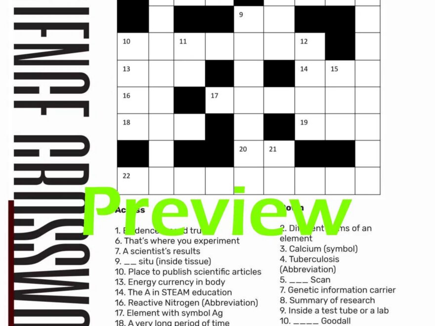 Crossword 1 Smore Science