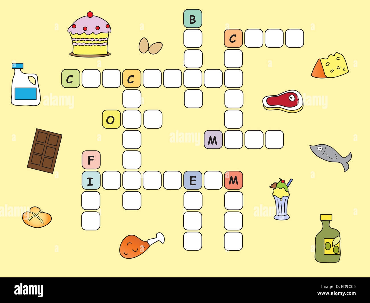 Food Crossword Printable Food Crossword Printable