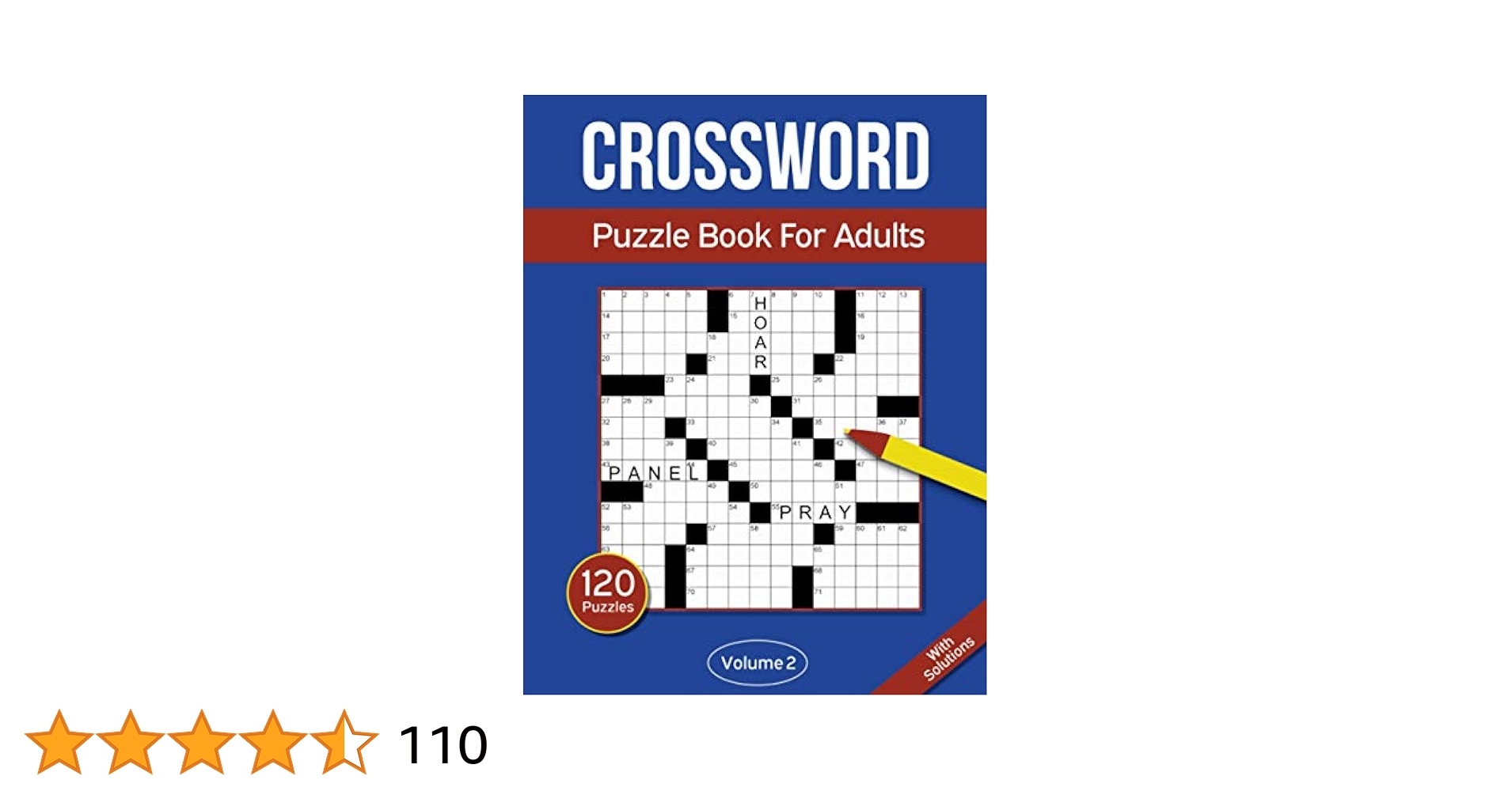Crossword Puzzle Book For Adults 120 Crossword Puzzles For Adults Seniors Volume 2 Crossword Puzzle Books For Adults Rosenbladt 9798664316599 Amazon Books