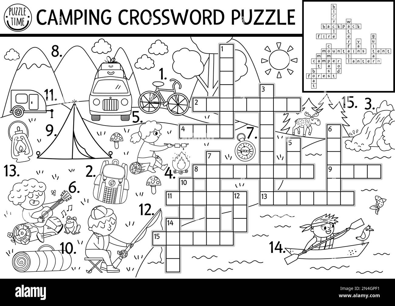 Coloring Pages For Kids Printable Crossword Puzzle Coloring Pages For Kids Printable Crossword Puzzle