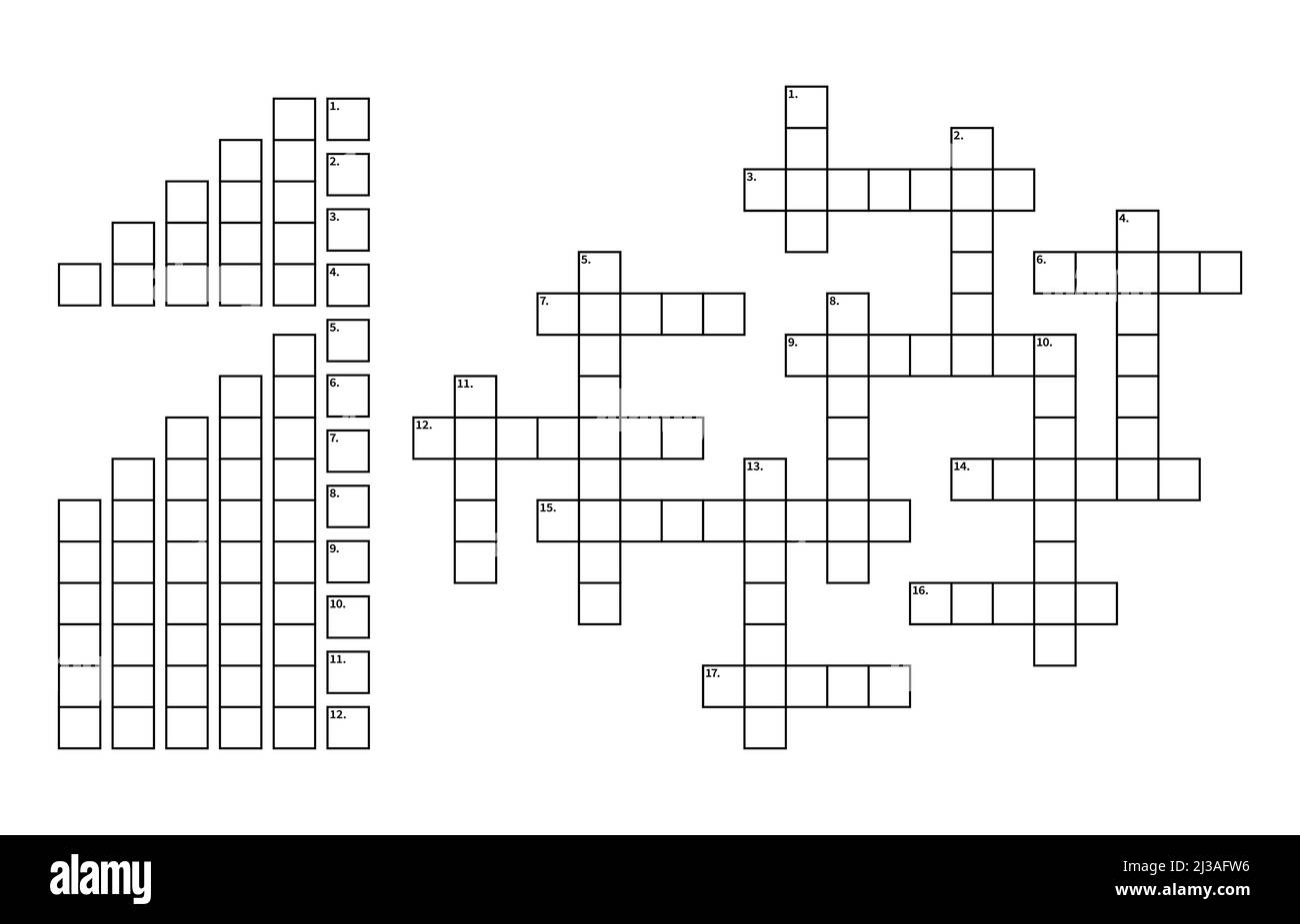 Crossword Puzzle Game Grid Vector Constructor Find A Word Quiz Worksheet Empty Grids Of White And Black Squares For 17 Words With Numbers Crossword Puzzle Or Brain Teaser Template Stock Vector Image Crossword Puzzle Game Grid Vector Constructor Find A Word Quiz Worksheet Empty Grids Of White And Black Squares For 17 Words With Numbers Crossword Puzzle Or Brain Teaser Template Stock Vector Image