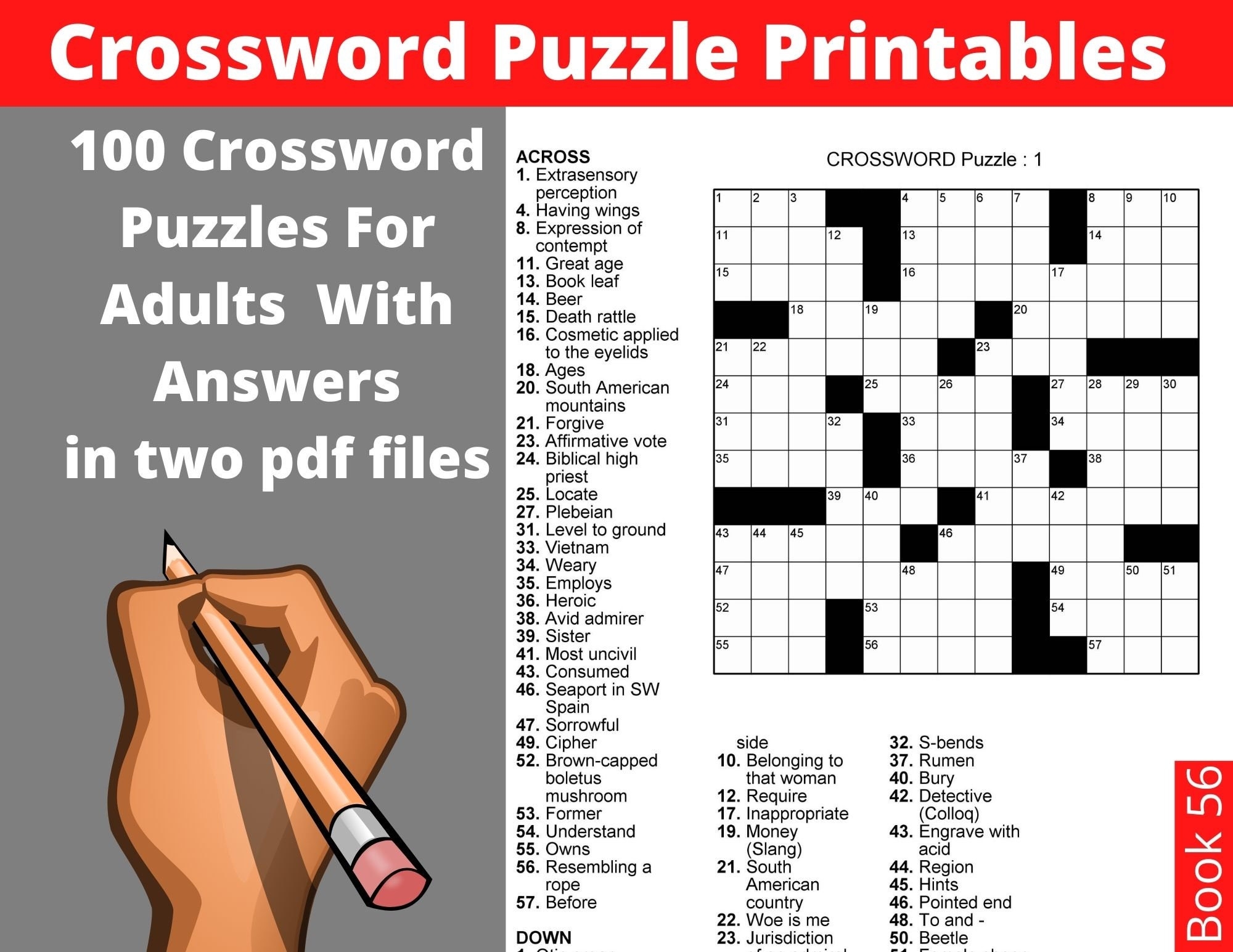 Crosswords For Free Printable Crosswords For Free Printable
