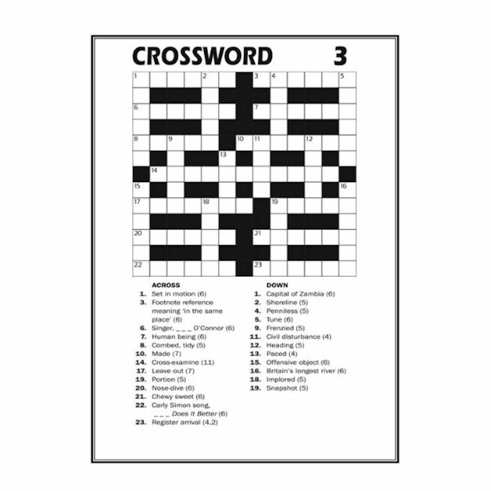 Crossword Puzzles A4 Large Print Puzzle Books Trivia Fun Adults Children Brain EBay Crossword Puzzles A4 Large Print Puzzle Books Trivia Fun Adults Children Brain EBay