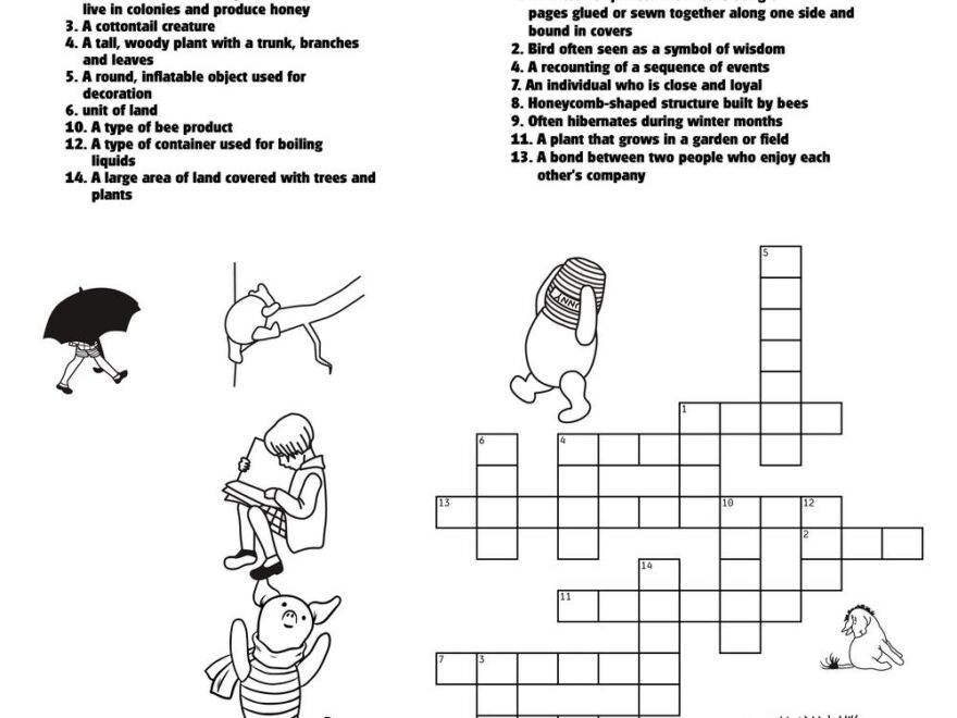 Crossword Puzzles Beeloo Printable Crafts And Activities For Kids