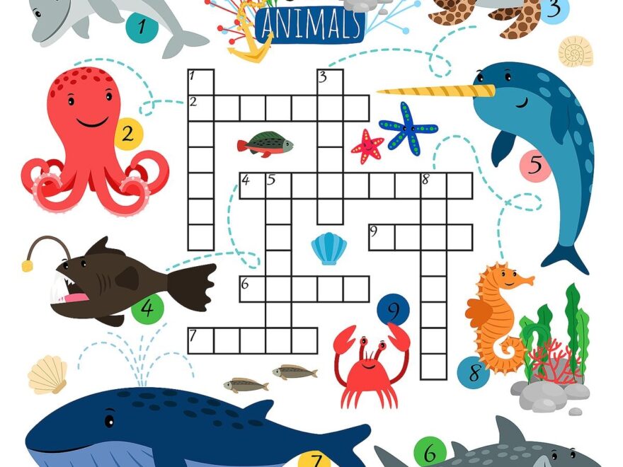 Crossword Puzzles For Kids Fun Free Printable Crossword Puzzle Coloring Page Activities For Children Printables 30Seconds Mom