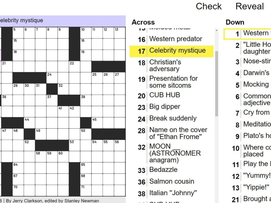 Crossword Puzzles From AARP Throwback Thursday